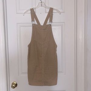 Corduroy Overalls Dress
